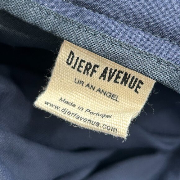 Djerf Avenue Navy UR AN ANGEL Wide Leg High Waist Tailored Dress Pants Size S - Picture 9 of 12